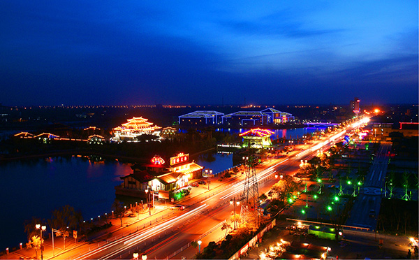 汉城公园夜景