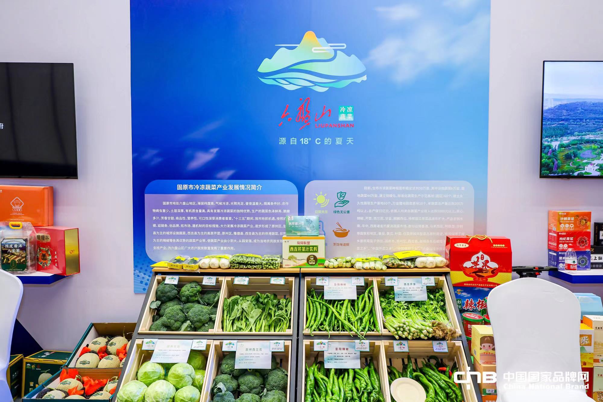 六盘山冷凉蔬菜亮相第八届“中国品牌日”